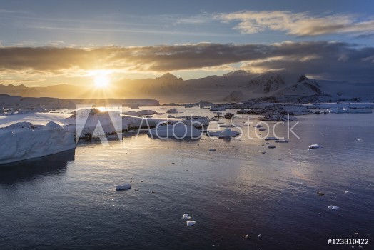 Picture of Antarctic sunrise